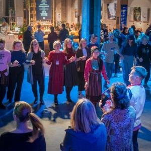 Mari and Udmurt communities presenting their customs at the Nordic and Baltic universities’ folk music conference Nordtrad