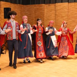 Opening events of the Cultural Diversity Year culminated with the handover of the theme year title at the Tallinn College of Music and Ballet (Raul Mee, Kristi Sits)