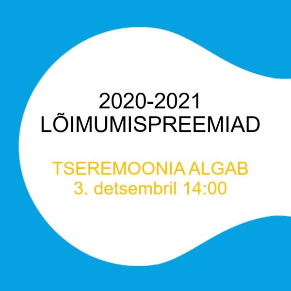 Lõimumispreemiate tseremoonia algus 3.12.21 kell 14